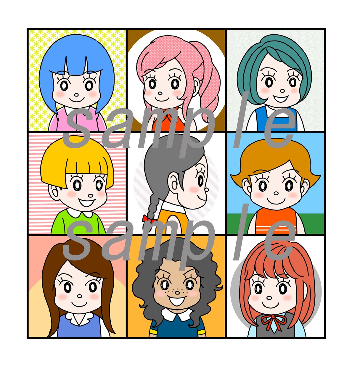 SNS等で使用アイコン制作いたします 漫画やアニメっぽくない、ほのぼのイラストがお好みの方へ。 イメージ3