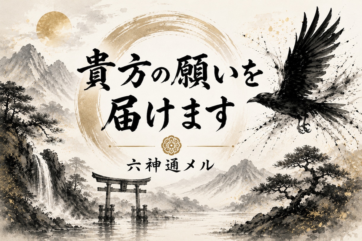 数少ない神通力者です、貴方の願い事を届けます 幼少期からの不思議な力をお貸しします8月12日より活動再開 イメージ1