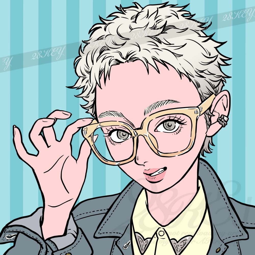 クール可愛いSNS用アイコン描きます 似顔絵でも、キャラクターでもOKです! イメージ2