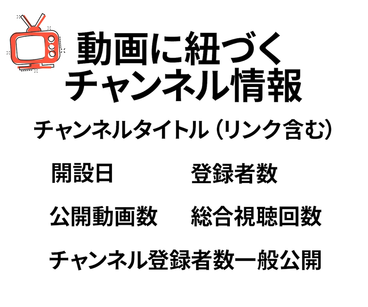 YouTubeの人気動画リサーチツール販売します 企画・収益化・マーケティングに便利！YouTuber必見！ イメージ4