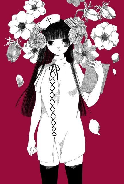 レトロな美少女のモノクロイラストお描きします 挿絵やアイコン、ヘッダー等に使えます耽美目を惹くイラスト！ イメージ2