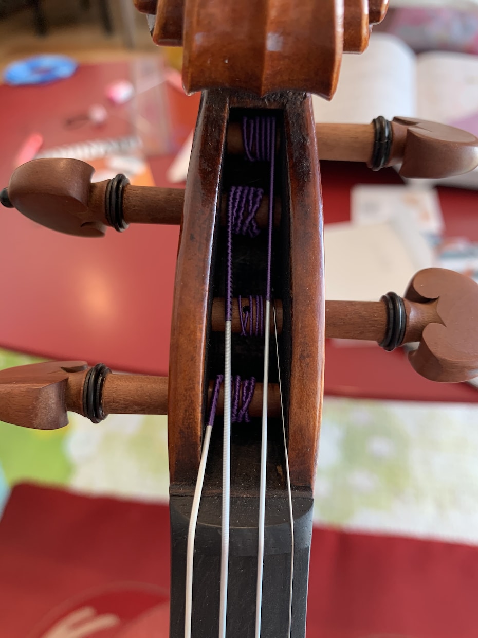 バイオリンの運指(番号振＆ポジション)記入します お好きな曲のバイオリン運指とポジショニングの提案を致します イメージ2