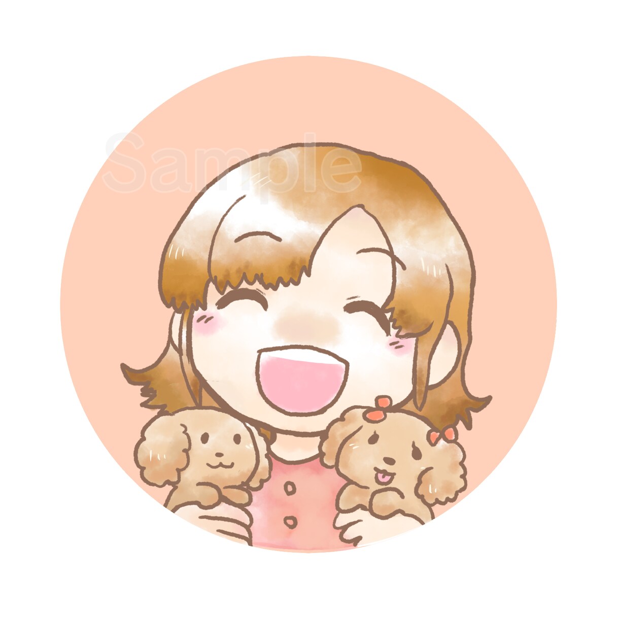 ゆるふわイラストのアイコンお描きします ブログやSNSのアイコンにどうぞ！ イメージ7