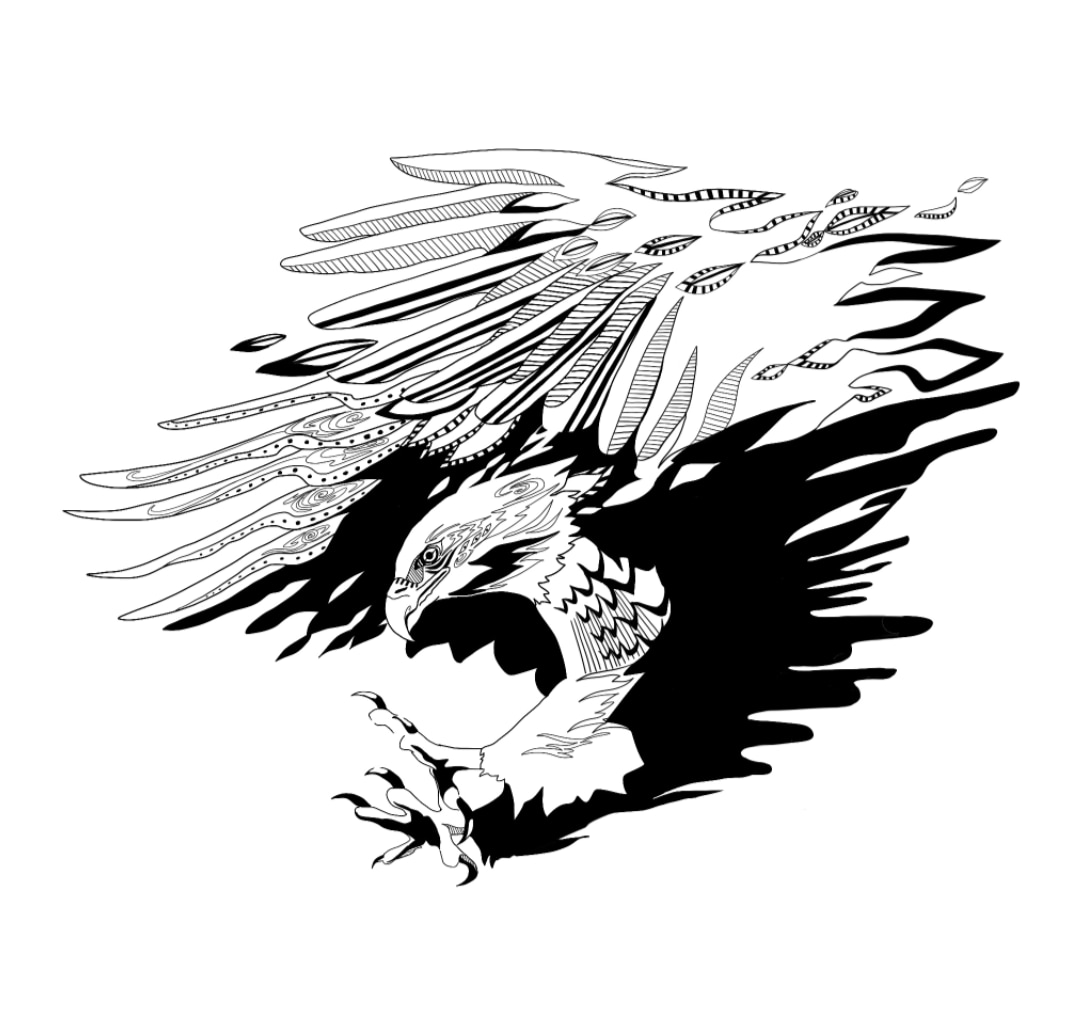 ワシイラスト(完成品)販売します おしゃれなワシイラストを提供します。 イメージ1