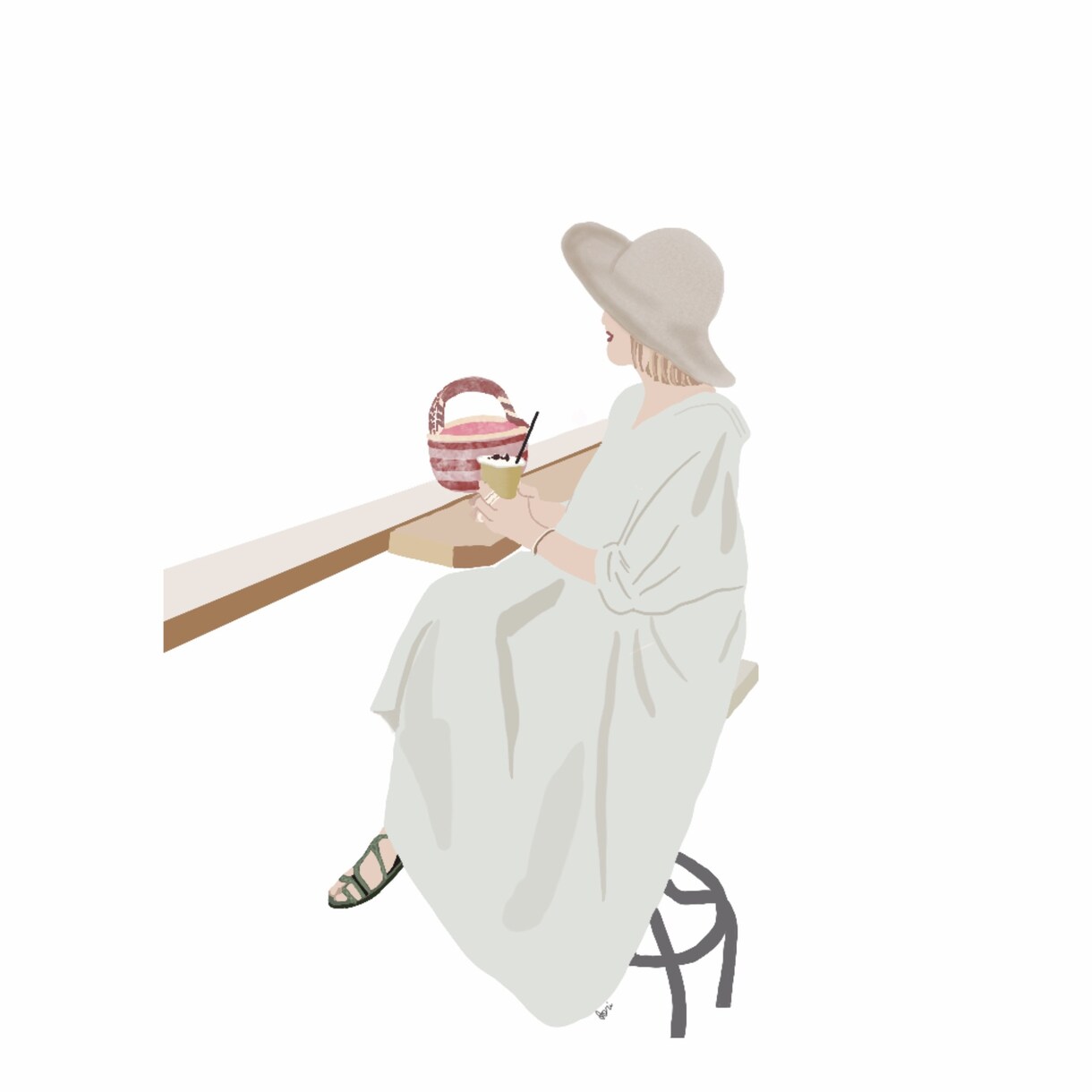 オシャレな似顔絵イラスト描きます SNSアイコンや名刺、プレゼントなどにどうぞ☺︎ イメージ1