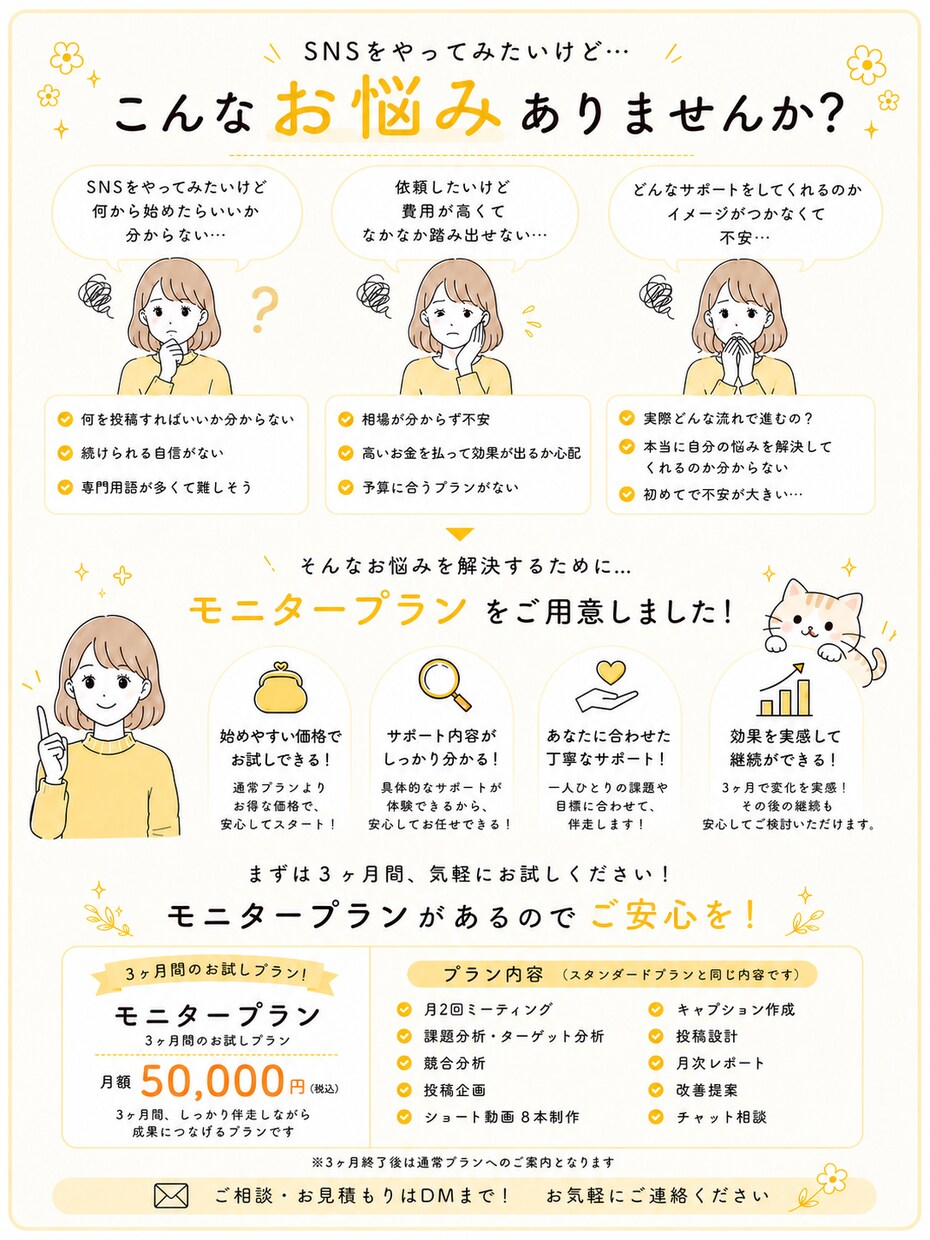 SNSを使って皆さんの想いを届けます SNSを使用して集客数を増やしたり販売促進に繋げます！ イメージ5