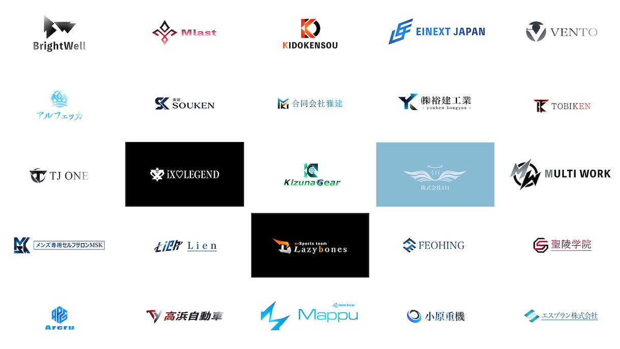 最短3日可能。企業・eスポーツのロゴを作成致します VTuber・ゲームチーム・企業ロゴ対応｜AIデータ込み イメージ4