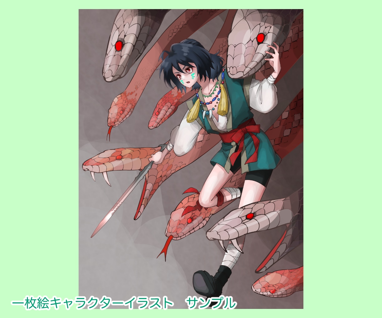 一枚絵キャラクターイラスト描きます 記念絵、イベント、キービジュアルなどに使える一枚絵！ イメージ6