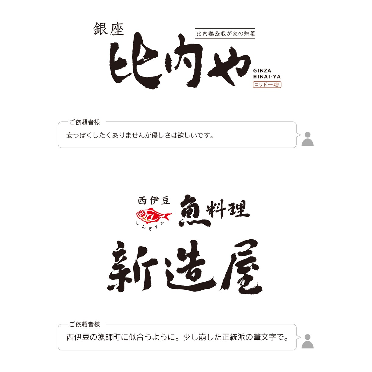 手書きの筆文字ロゴを制作します 店舗・お酒ラベル・グッズなどのロゴ制作 イメージ5