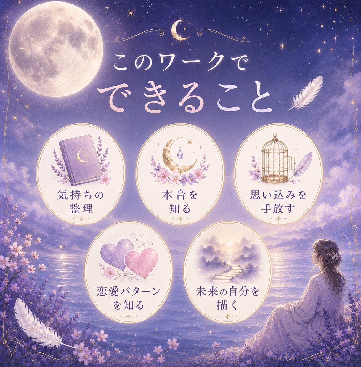 恋愛で自分を見失う女性の心を整えます 彼に合わせすぎて苦しいあなたへ。恋愛の苦しさを優しく整理する イメージ3