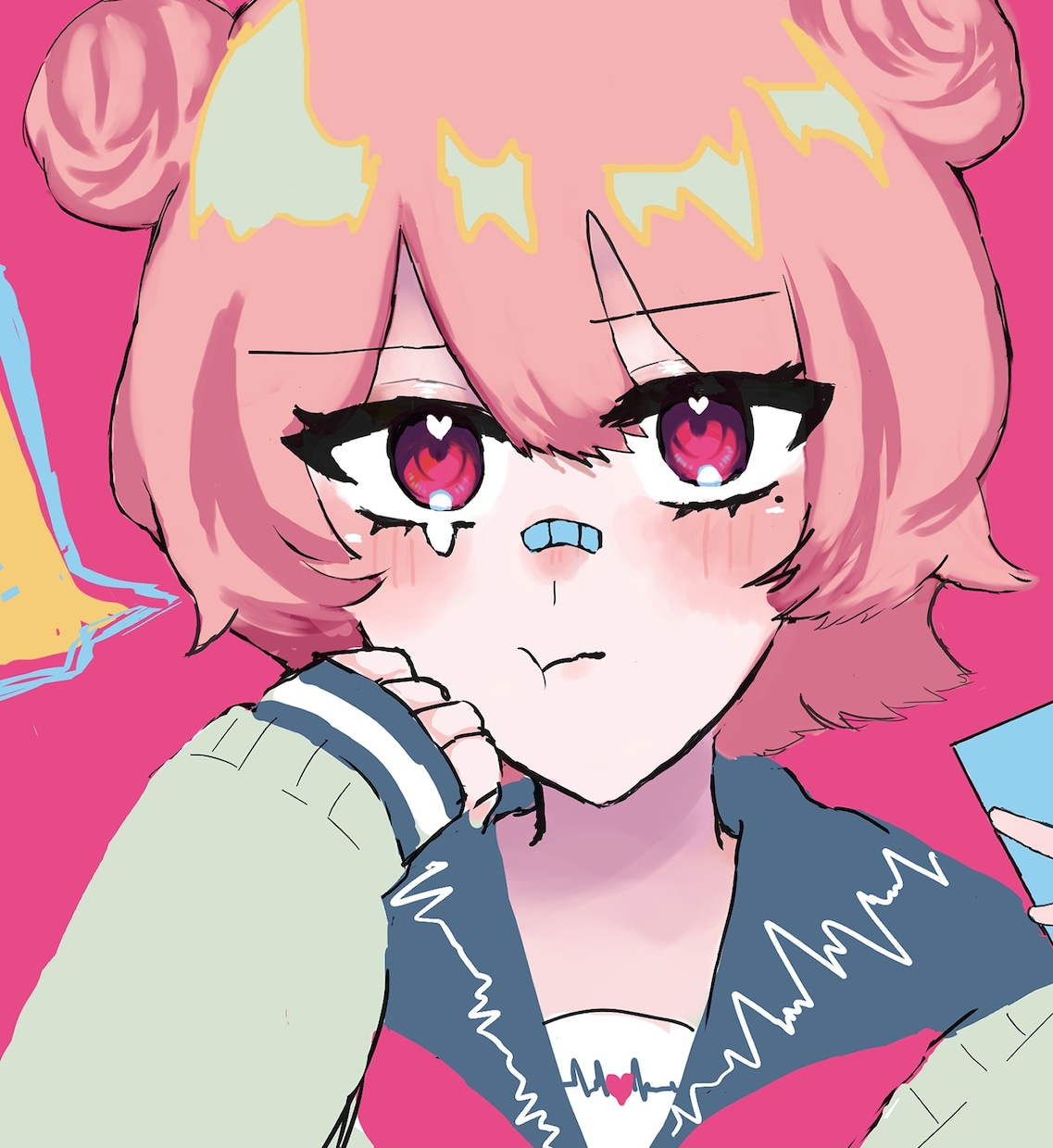 個性溢れるイラストを制作致します アイコン,ヘッダー,キャラデザなど何でも受け付けてます◎ イメージ2