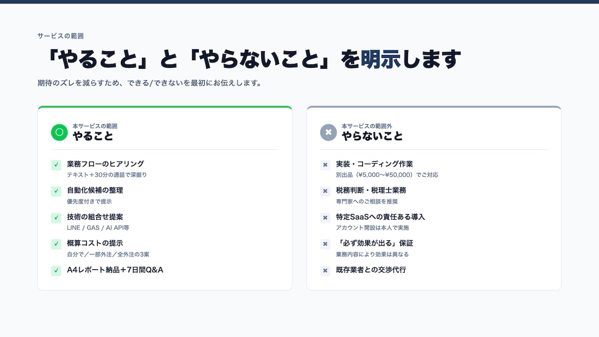 AI×LINE業務効率化を30分で診断します 経理・業務自動化の悩みをAI実装視点で30分診断 イメージ4