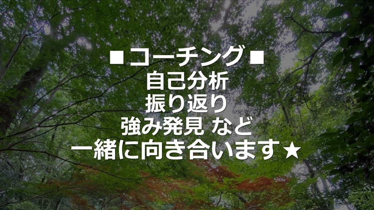 ご自身の現状・想い・考え方など、一緒に向き合います ★自己分析、振り返り、強み発見　など★ イメージ1