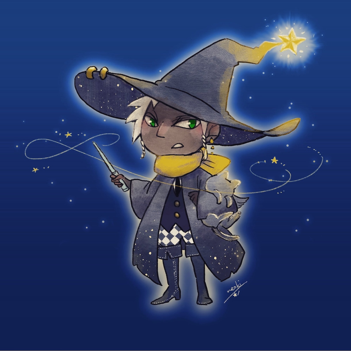 ミニキャラを描きます 2〜3等身のキャラクターイラストを制作します。人外可。 イメージ2