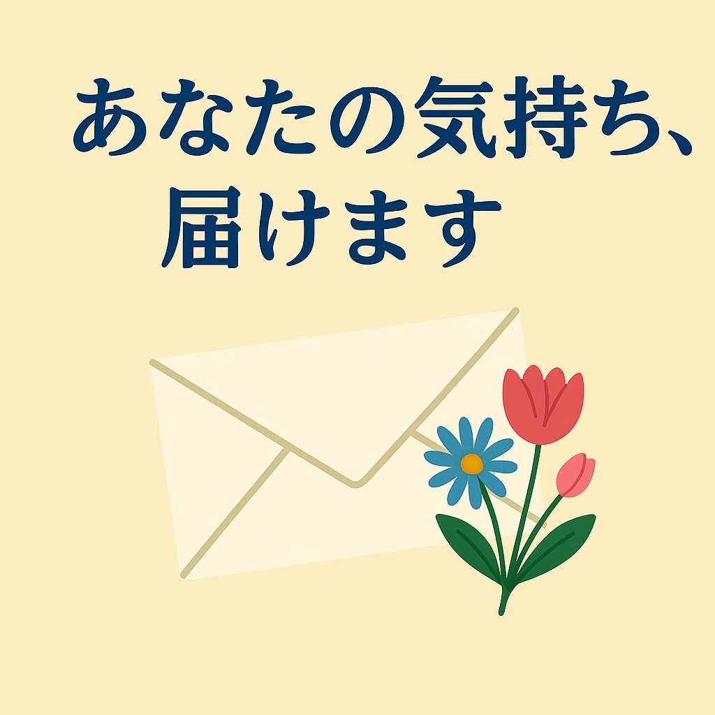 心を込めた手紙・メッセージ代筆します お礼・謝罪・告白など大切な言葉を代筆 イメージ1