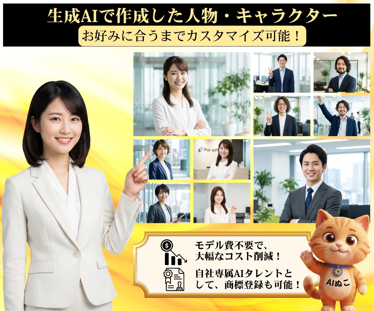 素材不要。「勝てる広告」を制作します AIナレーション・BGM込の完パケ。全業種・全ジャンル対応可 イメージ2
