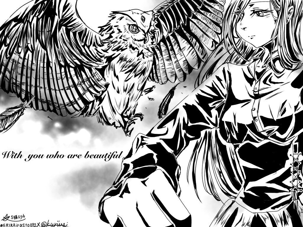 細いものなどもできます あなただけのモノクロイラスト作成します イメージ1