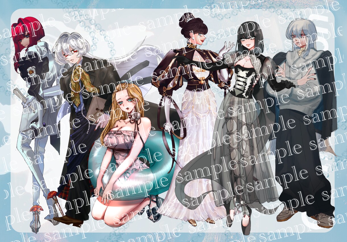 ご希望のキャラクターイラスト制作します 生誕イラスト・イベントなどに！お好きなキャラクター描きます。 イメージ8