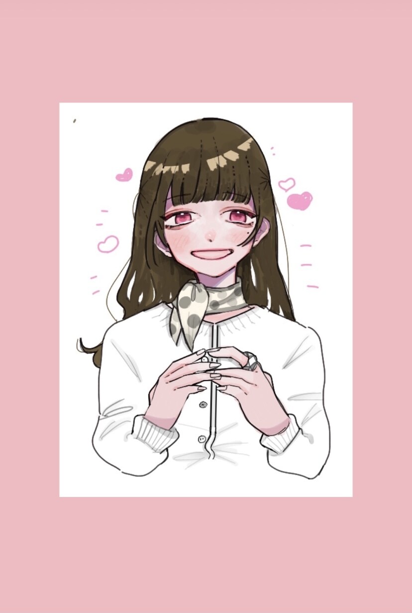 透明感ある女の子のアイコン描きます イメージにあった女の子アイコン描きます イメージ1
