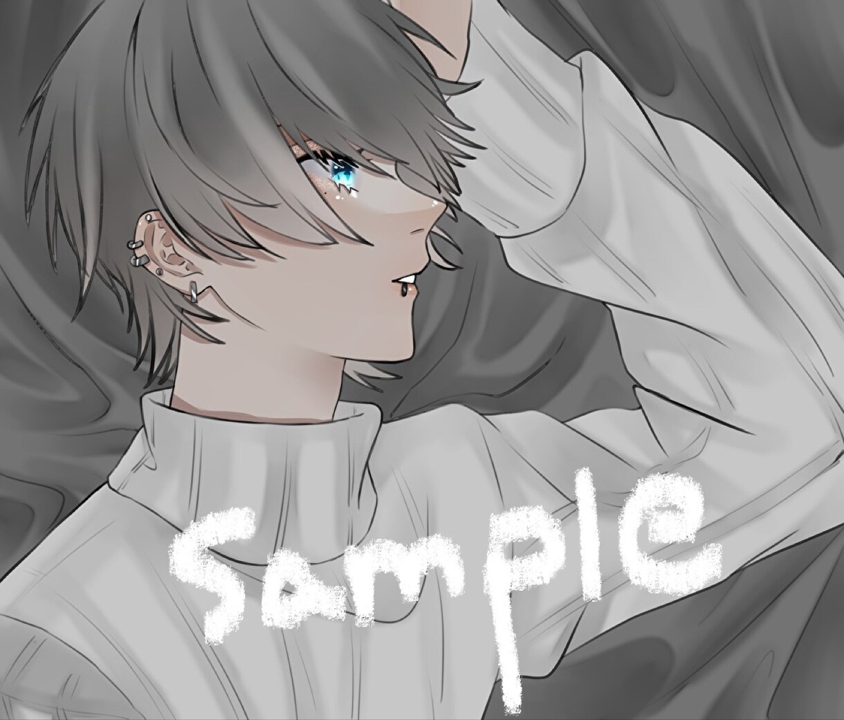 綺麗な男の子描きます ご依頼後すぐに制作致します( ᵕᴗᵕ ) イメージ4