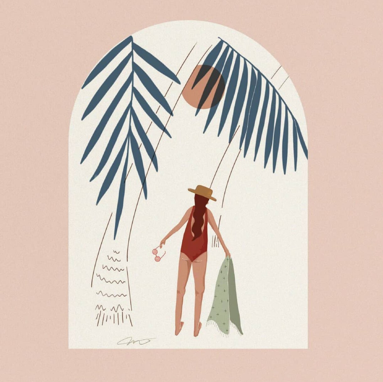 ミニマルでシュールな世界観のある絵を描きます あなたのイメージを独特な世界観で表現します！ イメージ4