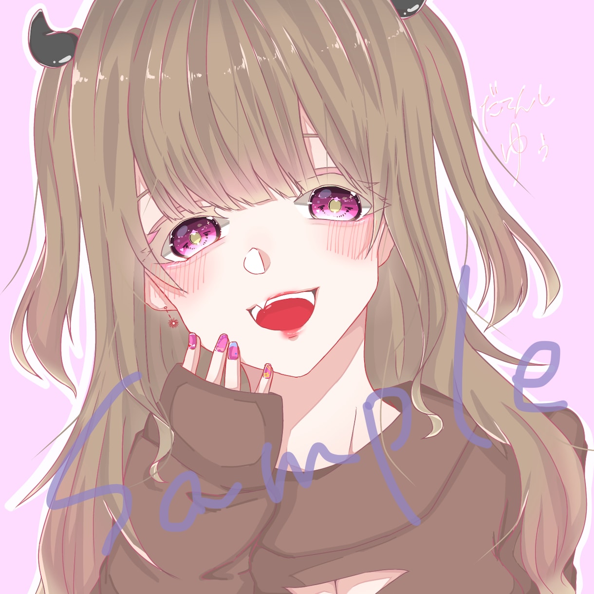 最短1日！SNSで使用できるアイコン描きます イラストが欲しい方是非！プレゼントなどにもどうぞ♪ イメージ6