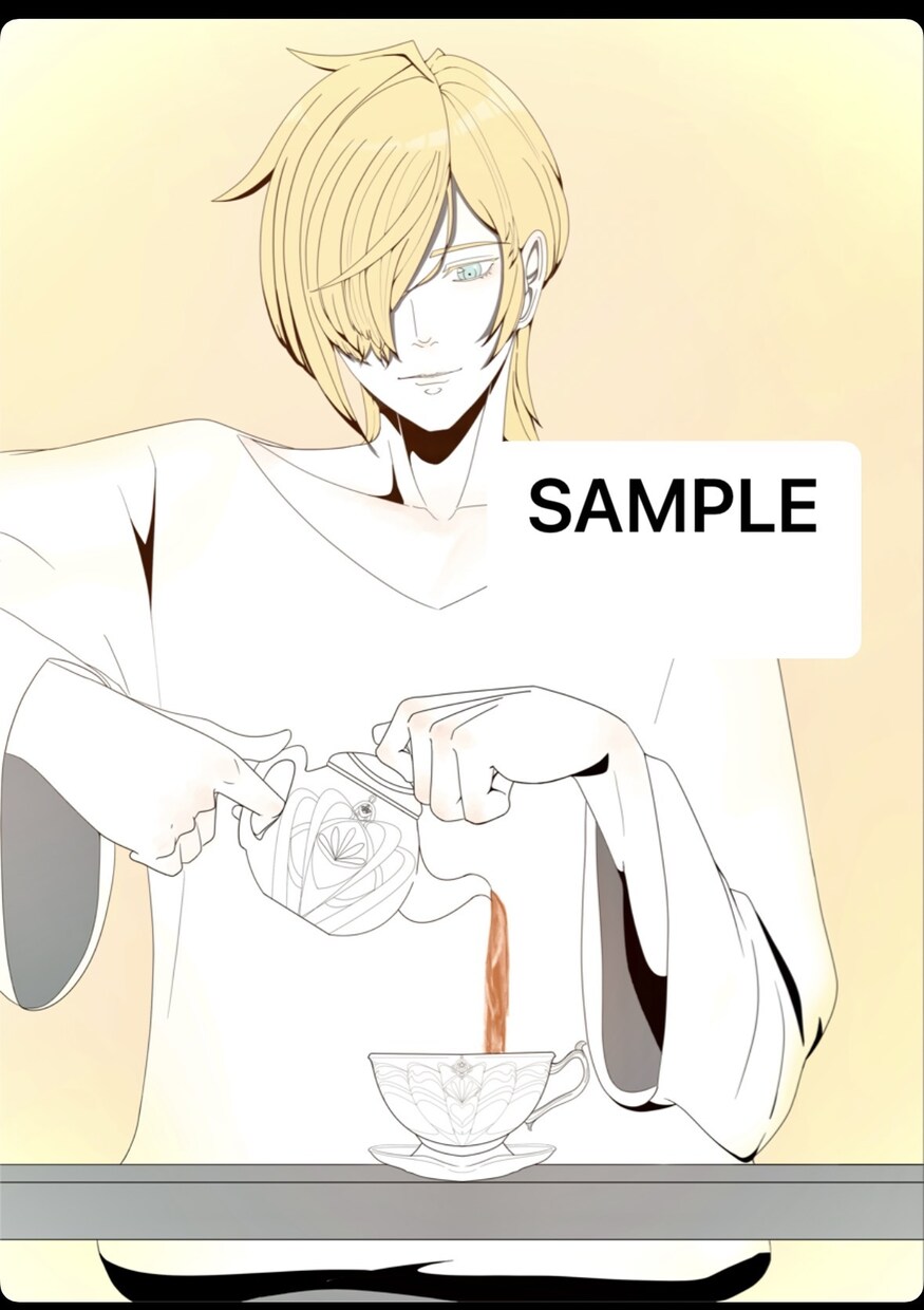 アイコンイラストとかバストアップとか腰上描きます モノクロに少し色が乗ってる位の画風なので、比較的安価です。 イメージ2