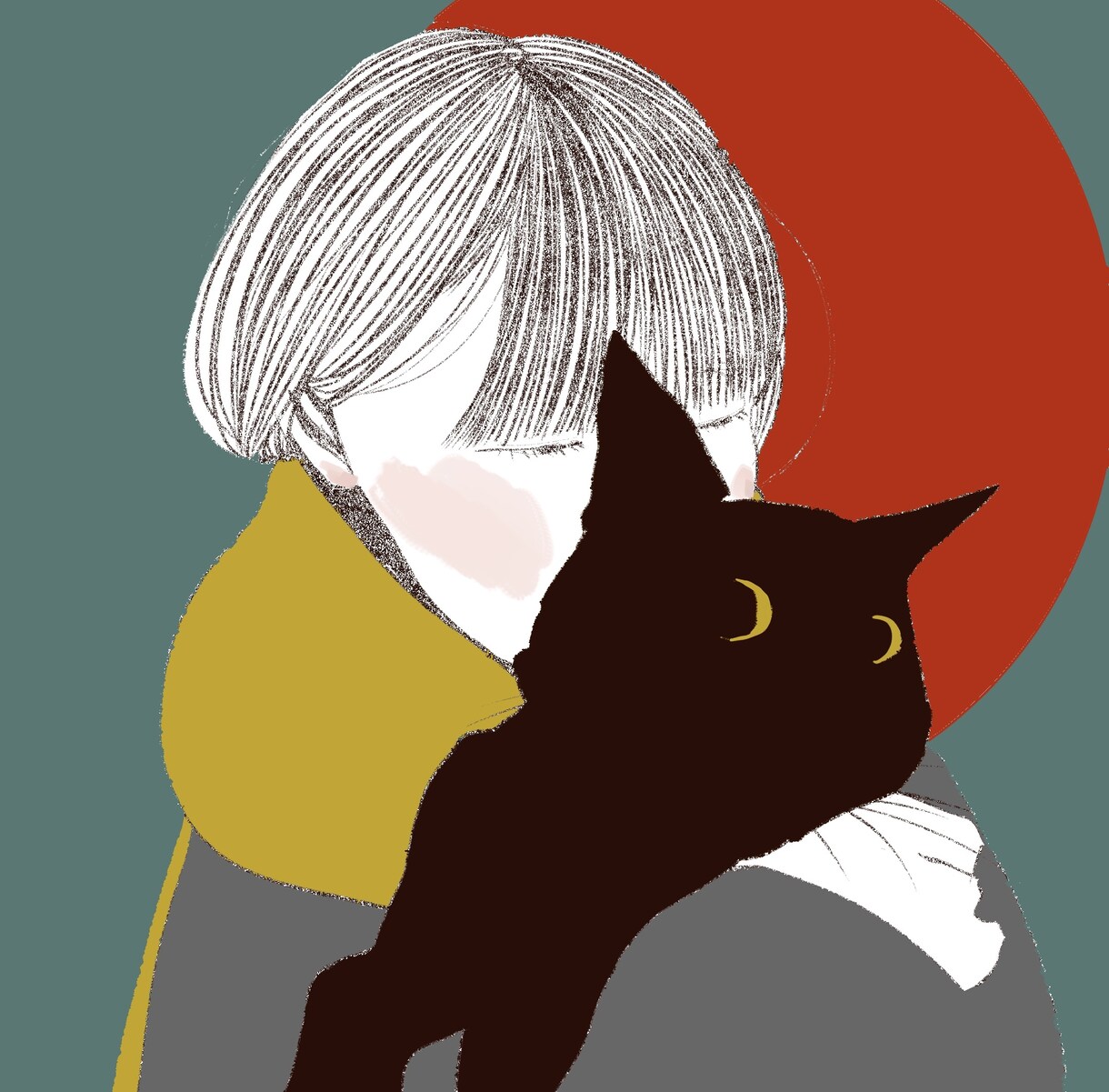 愛するペットと貴方の絵を描きます SNSのアイコンやプレゼントにおすすめ！最短2日で完成♪ イメージ3