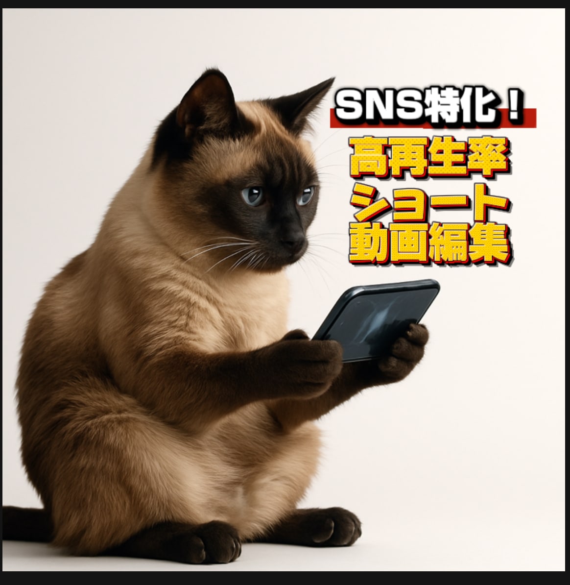 SNS特化！高再生率を狙うショート動画編集します SNS集客やブランディングに効果的 イメージ1