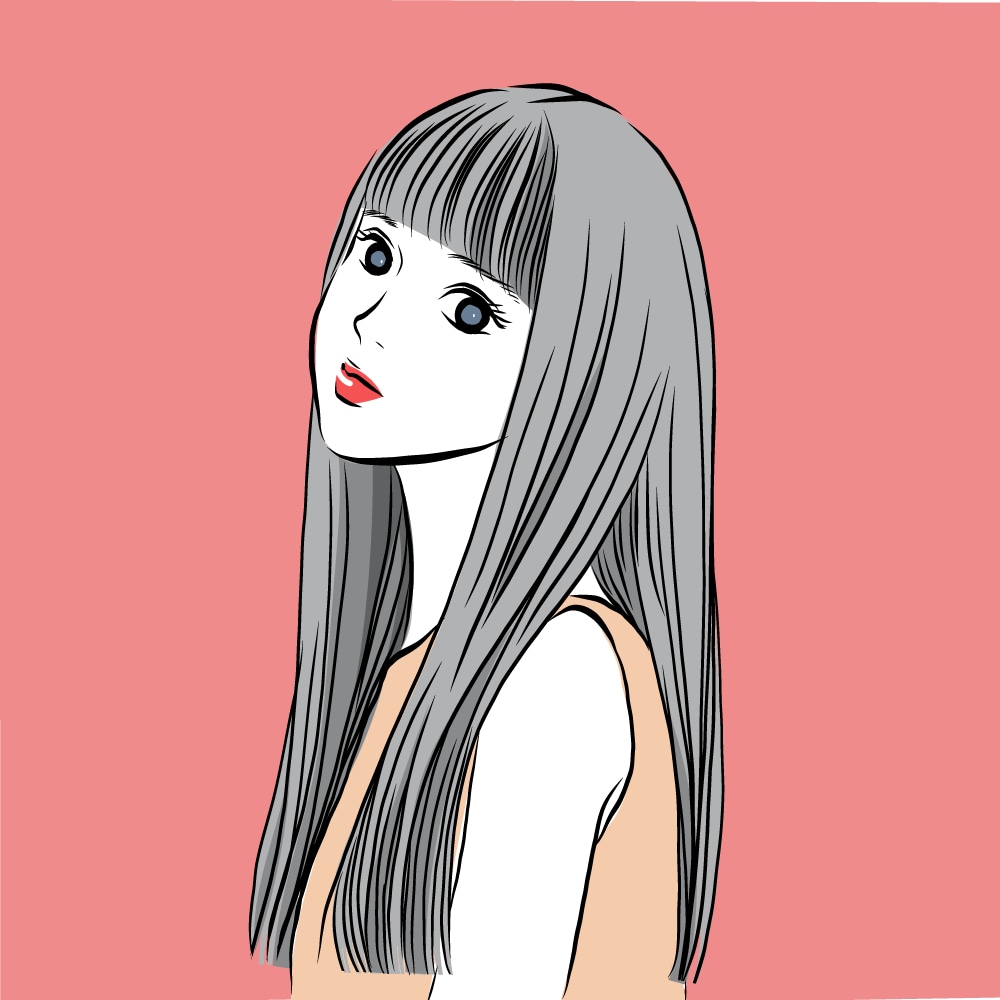 きれいな似顔絵風アイコン描きます お写真が無くてもok。シンプルなデザイン✖️綺麗めカラー イメージ2