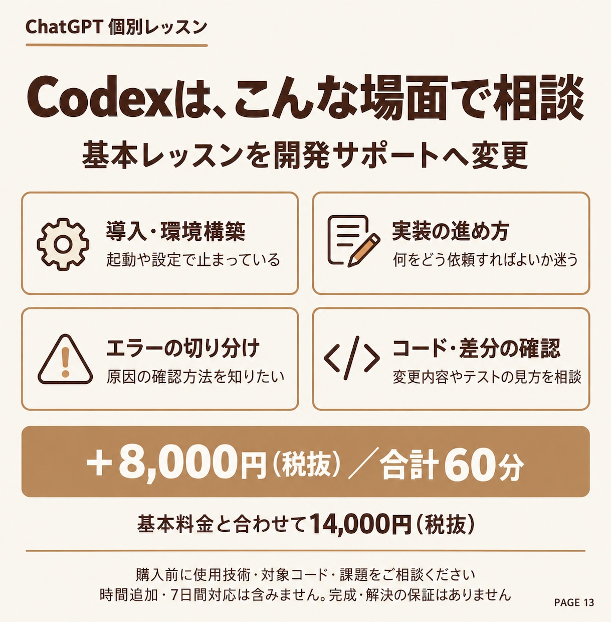 生成AI歴4年の講師がChatGPT活用を教えます 初心者歓迎｜最新AIを仕事で使えるまで個別伴走 イメージ13