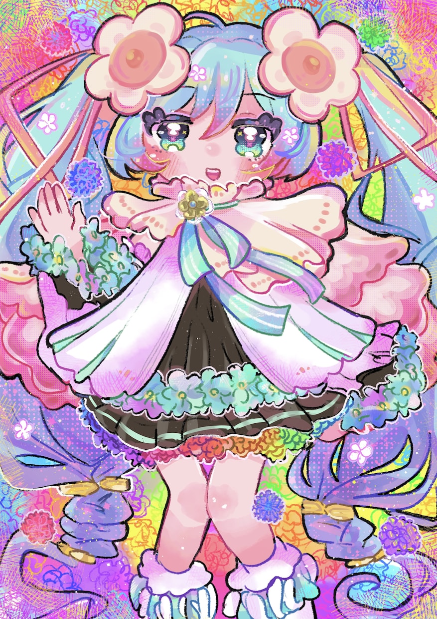インパクト大！かわいい！イラストを描きます 元気でかわいい女の子のイラストを描くのが得意です！ イメージ5
