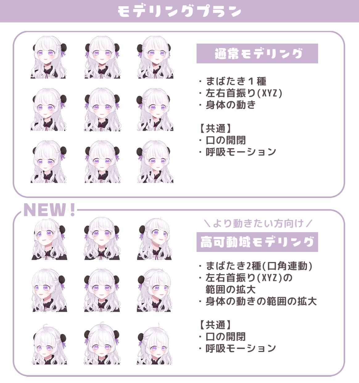キャラデザからLive2Dモデリングまで承ります 個性を大事にしたVtuber活動のお手伝いをさせてください！ イメージ3