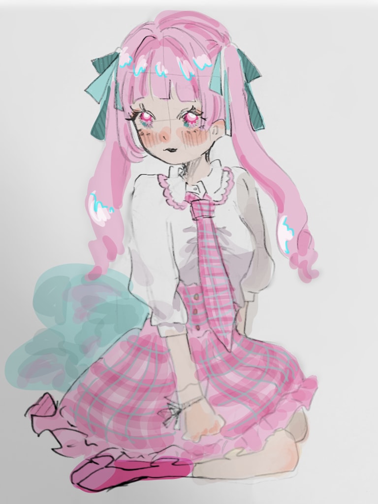 リアルと2次元を混ぜた可愛い絵を描きます 立ち絵、イラスト、アイコンなど可愛らしい世界観で仕上げます。 イメージ3