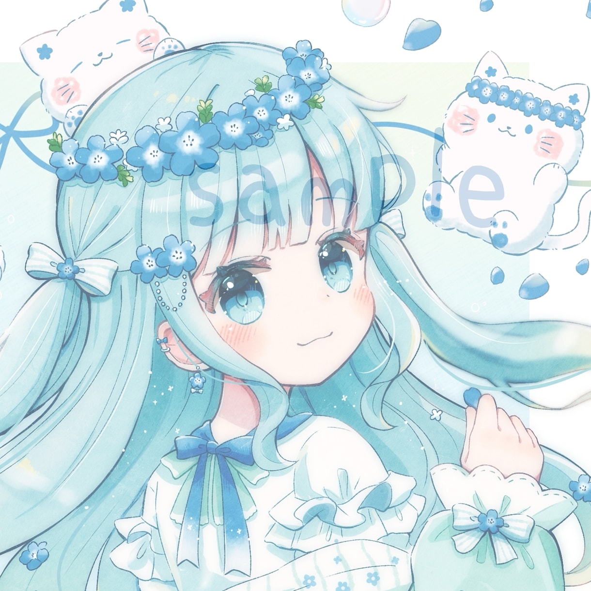 修正何度でも◎かわいいイラストをお届けします SNS、YouTube、グッズなど様々な用途で使用可能です◎ イメージ3