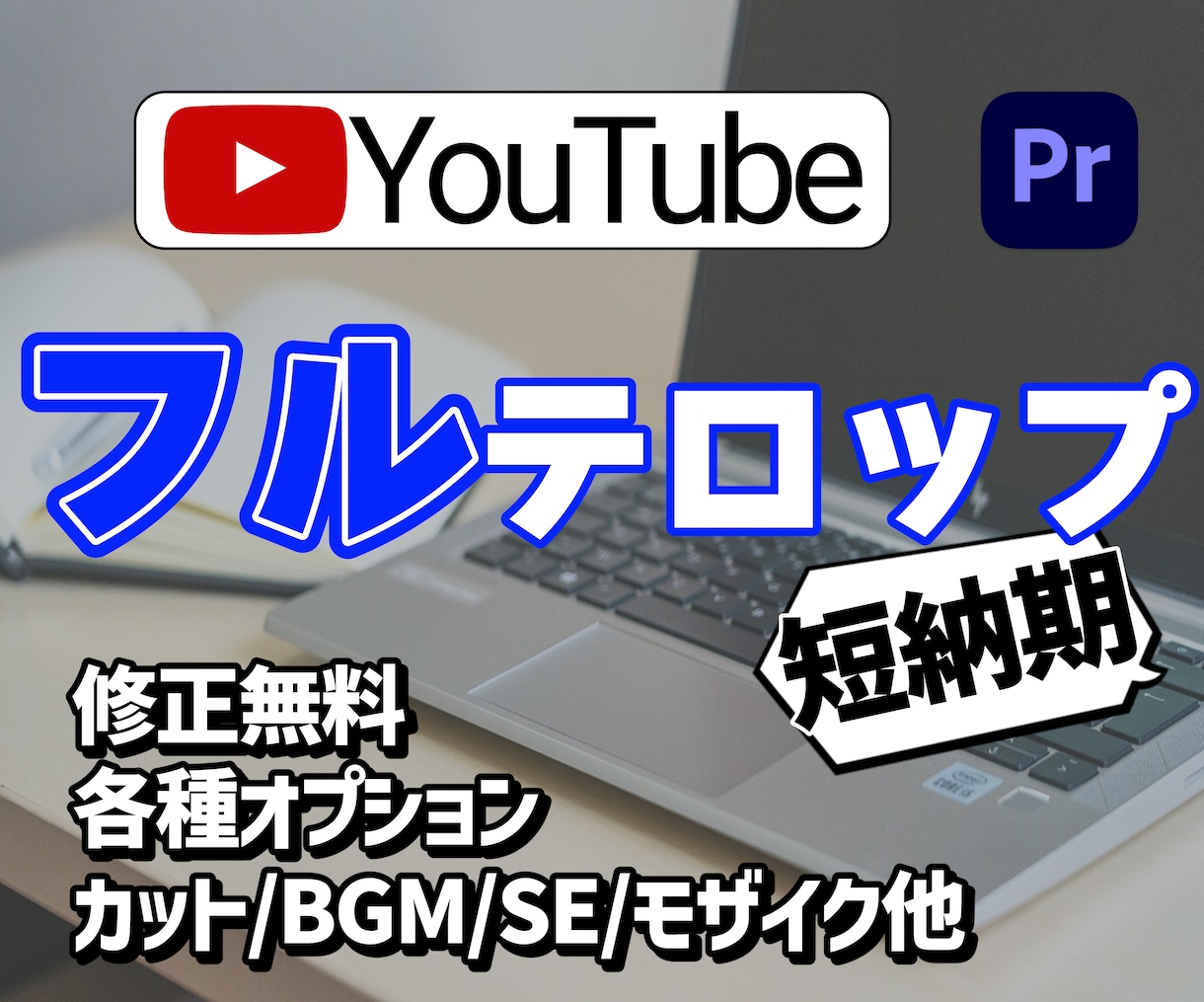 スピード納品！動画用にテロップ、字幕を作成します 短納期のテロップ挿入！カットのみ可！対談、講義、研修動画にも イメージ1
