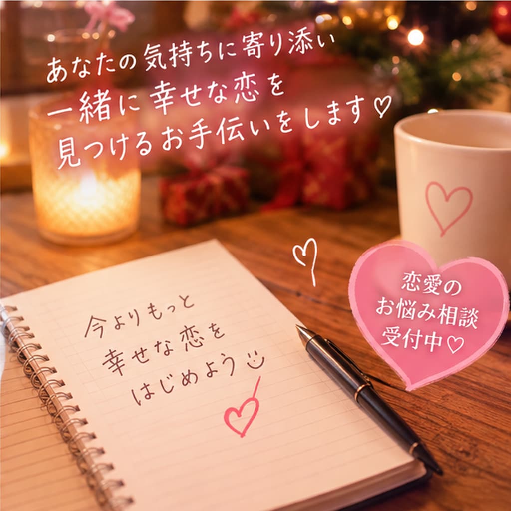 恋愛で幸せになりたい！具体的にアドバイスします 話を聞くだけじゃなく、恋愛の解決策を一緒に考えます。 イメージ1