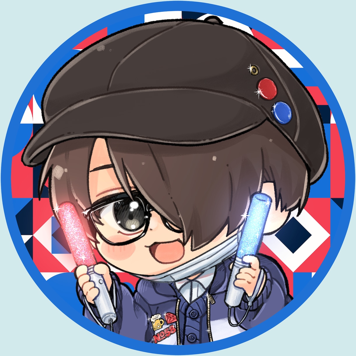 SNSアイコン用ミニキャラの制作を承ります ☆Twitter・LINEのアイコンに イメージ4
