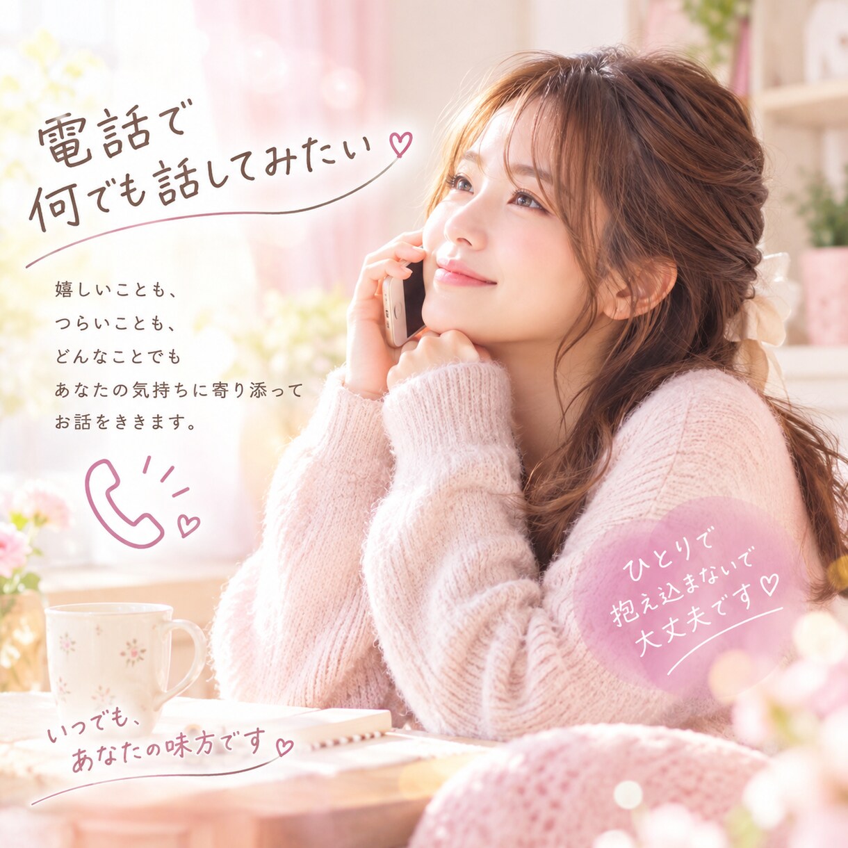 モヤモヤ・愚痴・相手の本音を優しくお聞きします 予約も可能です°・*:.。.☆ イメージ1