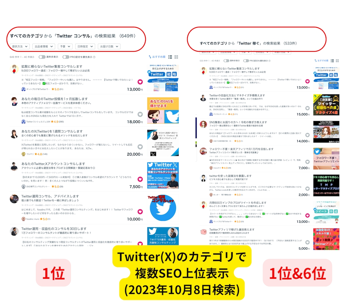 副業で稼ぐココナラ×Twitter(X)教えます ビデオチャット60分、30日間質問無料、拡散サービス付 イメージ6