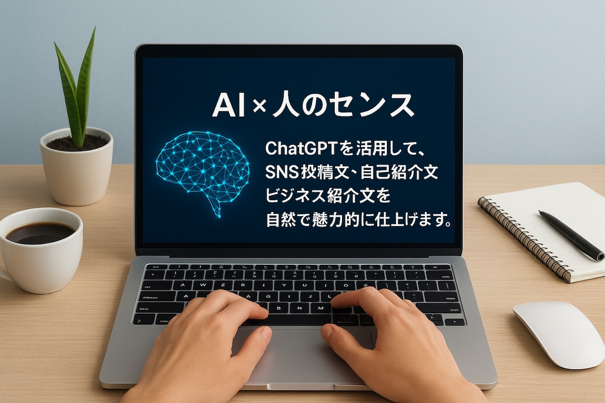 AI活用！SNS投稿文などを自然に作成します AI×人の力で“伝わる文章”をスピーディーにお届け。 イメージ1
