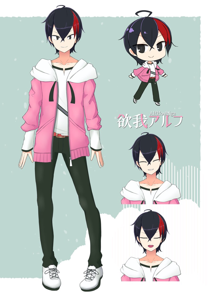 Vtuberモデル向けイラストを制作します ご自身でLive２Dモデルをしたい方向けお手頃コース！ イメージ4
