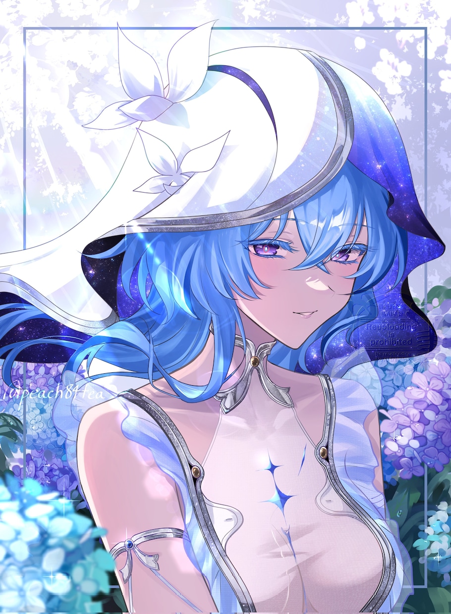華やかな縦長バストアップイラストをお届けします 修正回数無制限！理想通りの絵を制作します！ イメージ1