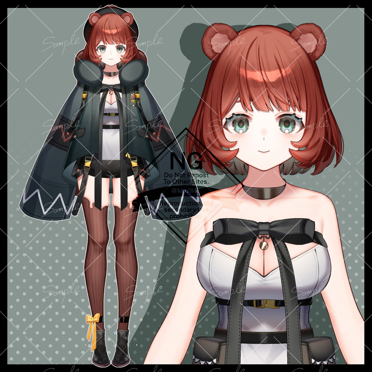 Vtuberのデザイン~パーツ分けまで作成します 細かいパーツ分けや表情、衣装差分に対応しています。 イメージ5