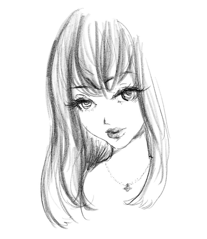 商用利用可！女性人物線画イラスト描きます インスタ・LINE・ブログなどに活用OK! イメージ1