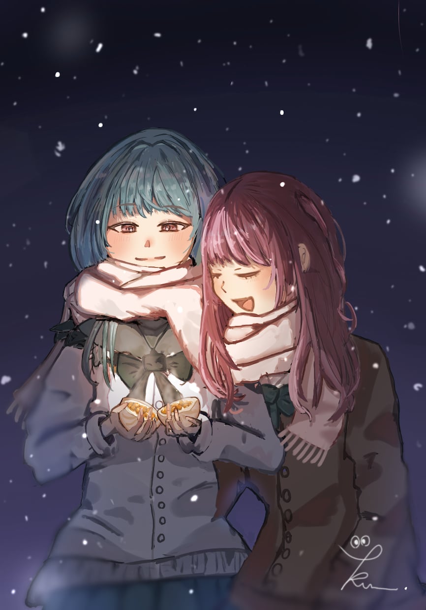 優しい色合いで可愛い女の子を描きます 厚塗りイラスト好きな方におすすめ！細かい背景も得意です。 イメージ2