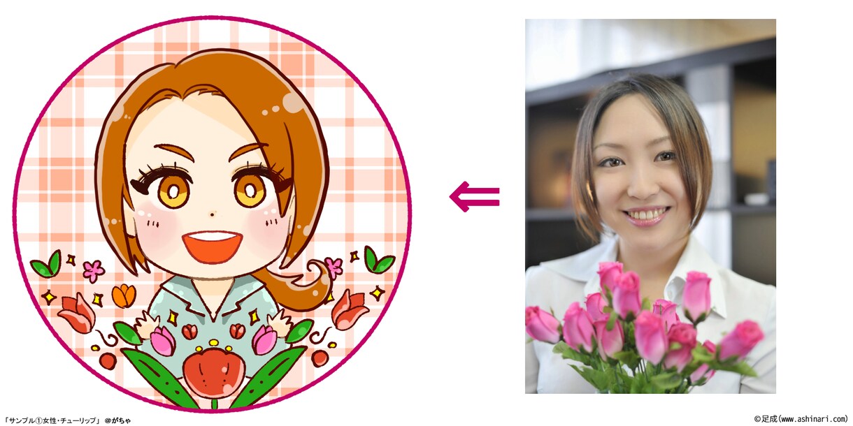 限定価格✿キュンとくるデフォルメアイコン描きます あなた好みの絵柄によせて、お好きなアイコンを制作します イメージ9