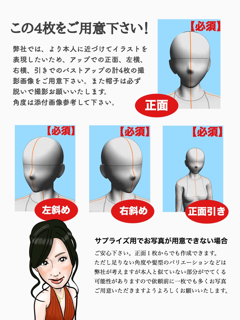 あなただけのオリジナルLINEスタンプを作成します 似顔絵スタンプ8個(1セット) イメージ4