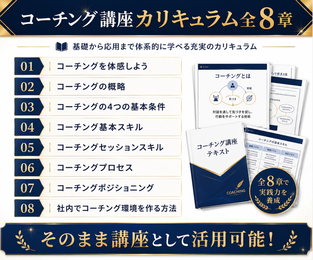 講座作成不要！コーチング教材一式を提供します 【コーチのステップアップ】コーチング講座開催を最短で叶える イメージ4