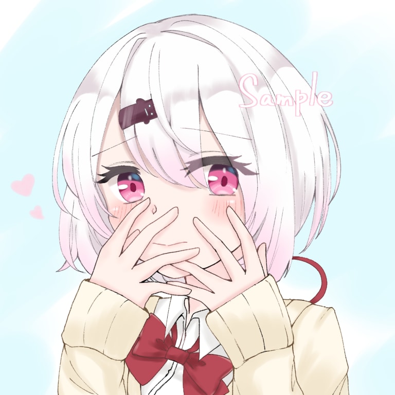 SNSアイコン・宣伝イラスト描きます キャラを引き立てるシンプルな絵ですが手は一切抜きません❗ イメージ1